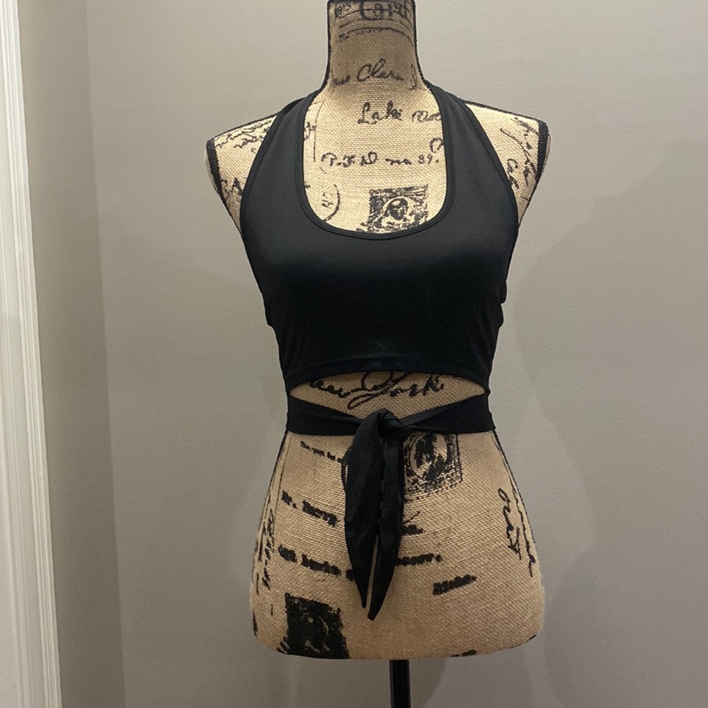Womens long sleeve crop top